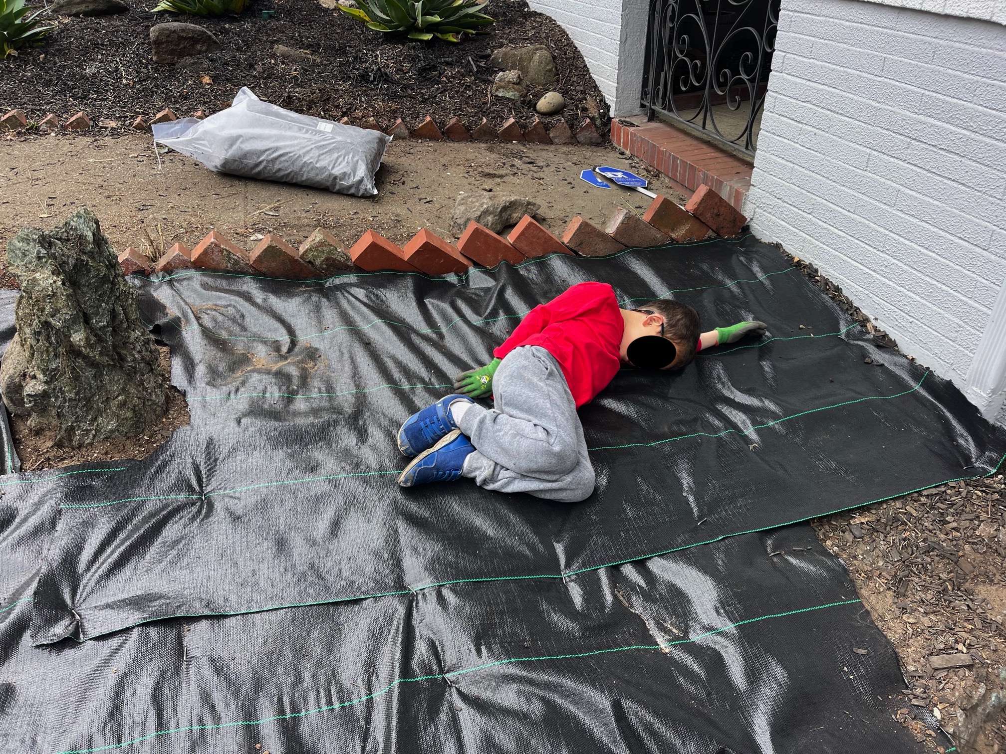 landscaping is exhausting