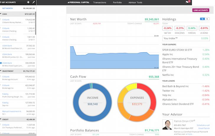 Empower Personal Capital Free Financial Tools - free wealth management