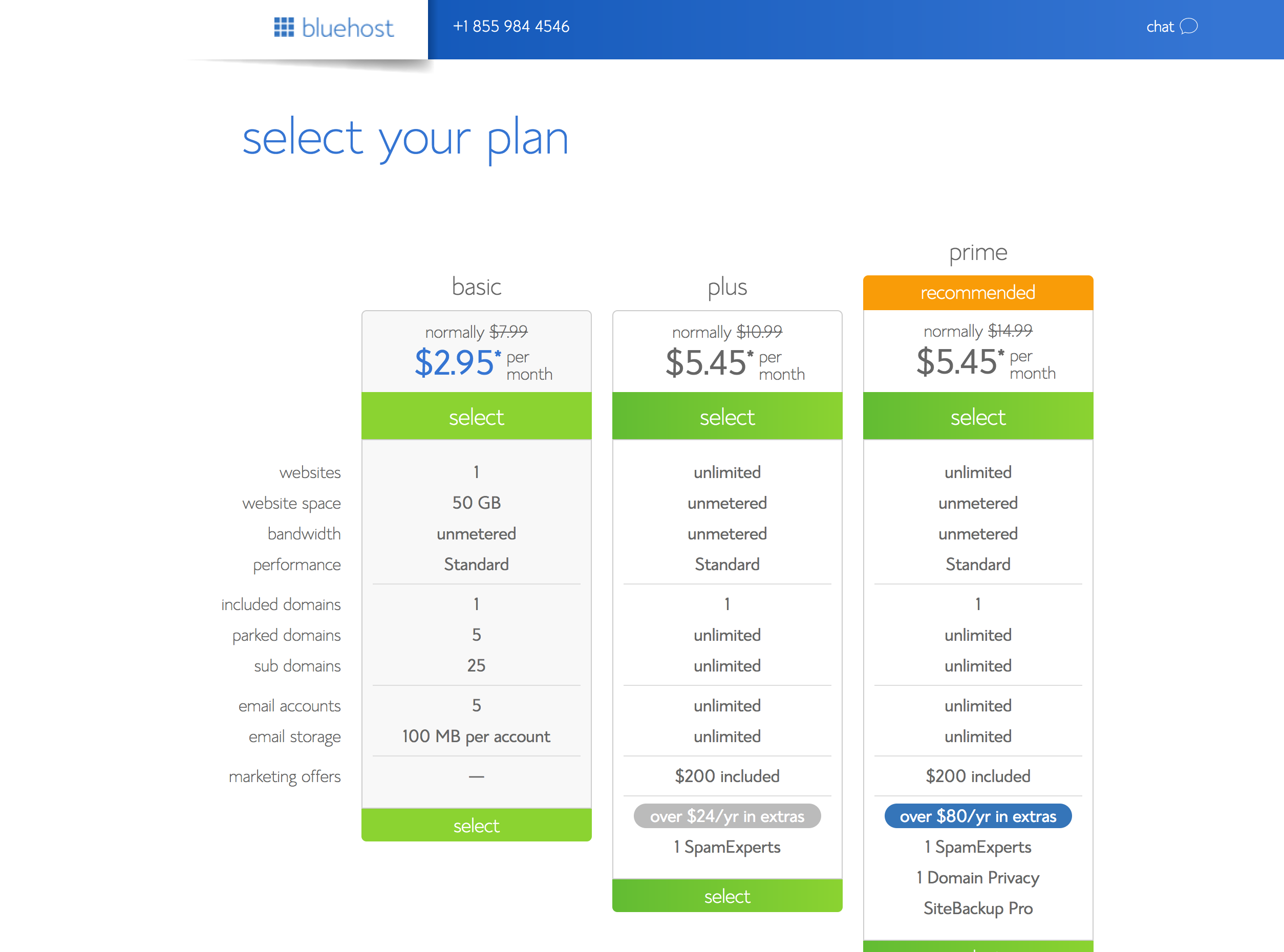 Bluehost hosting sign up - how to start a blog