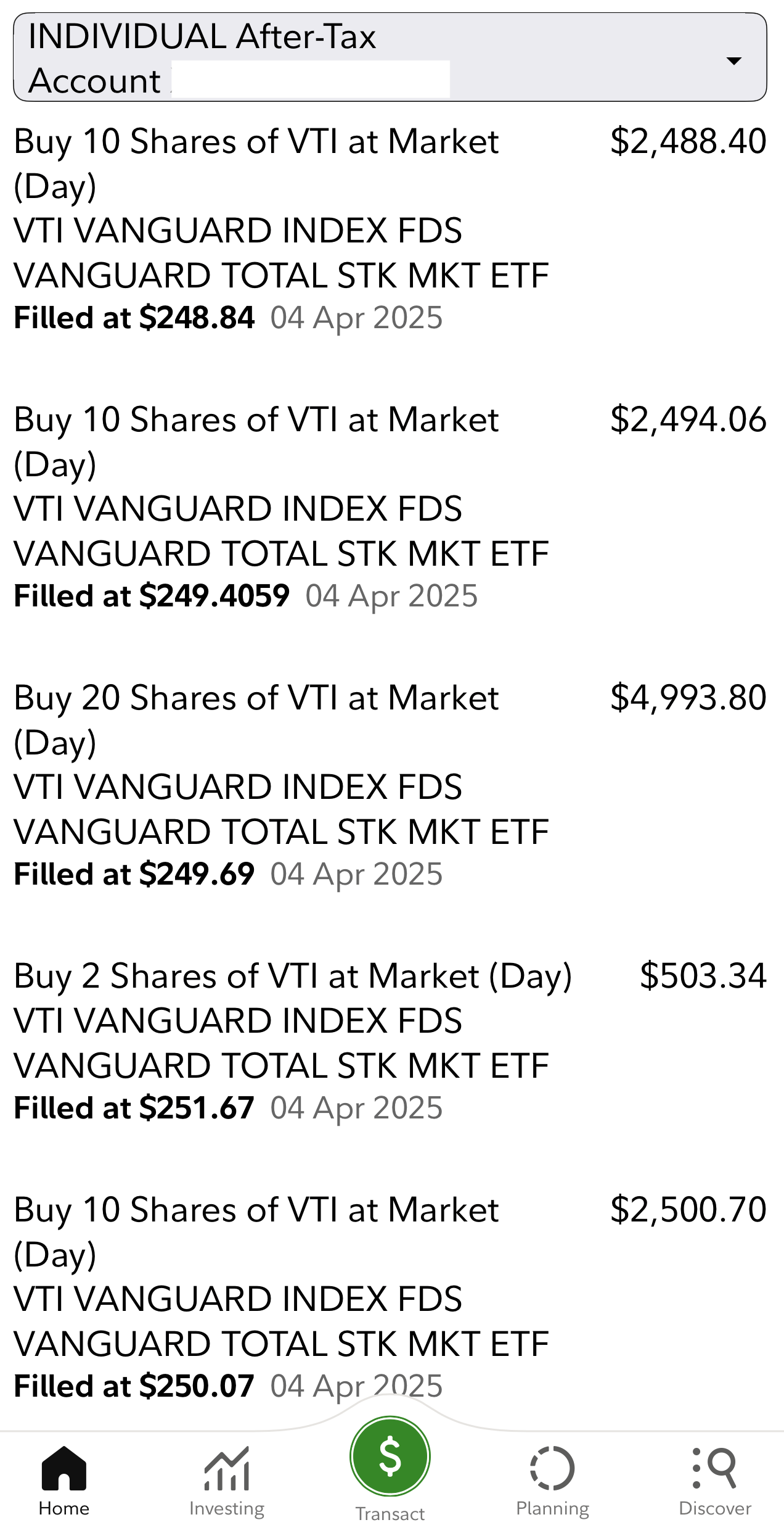 Buying the dip on the way down due to reciprocal tariffs crushing the U.S. economy and making goods more expensive - My bear market investment game plan